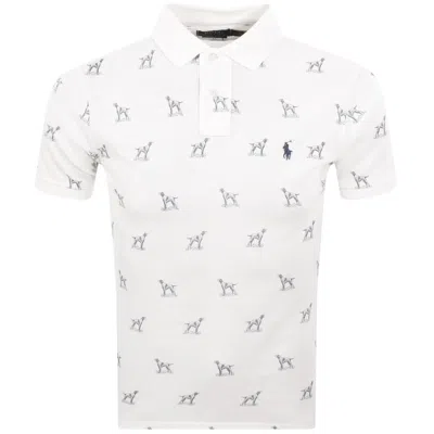 Ralph Lauren Standing Dog Polo White
