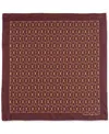 Ralph Lauren Status Silk Square Scarf In Burgundy