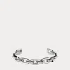 Polo Ralph Lauren Sterling Silver Cuff Bracelet In Sterling Silver