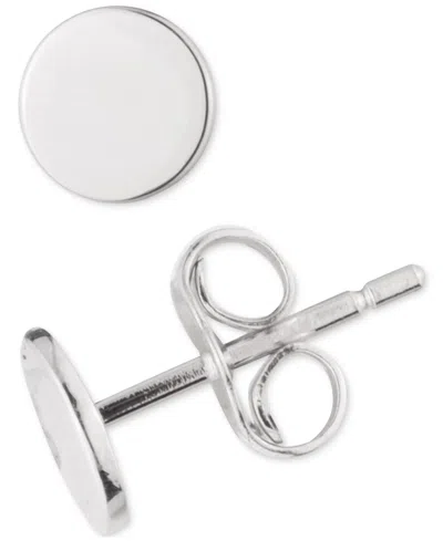 Ralph Lauren Sterling Silver Disc Stud Earrings