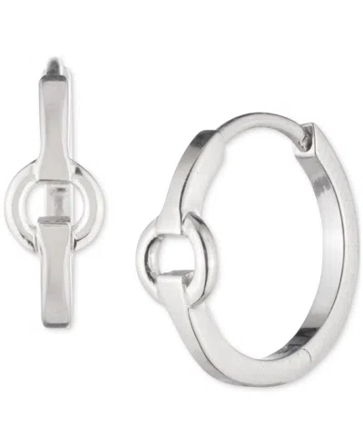 Ralph Lauren Sterling Silver Small Link Hoop Earrings, 0.55"