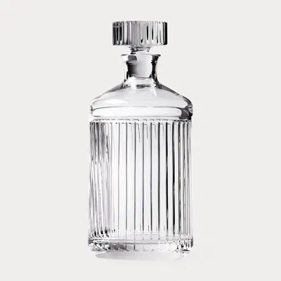 Ralph Lauren Stirling Decanter In Clear In Transparent