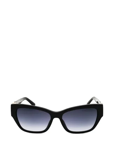Ralph Lauren Stirrup Grace Cat-eye Sunglasses In Black