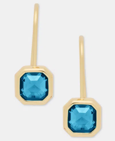 Ralph Lauren Stone Drop Earrings In Blue
