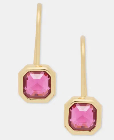 Ralph Lauren Stone Drop Earrings In Pink
