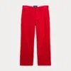 Polo Ralph Lauren Kids' Corduroy Straight-leg Trousers In Red
