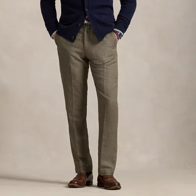 Ralph Lauren Straight Fit Houndstooth Twill Pant
