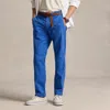 Polo Ralph Lauren Straight Fit Linen-cotton Pant In New Iris Blue