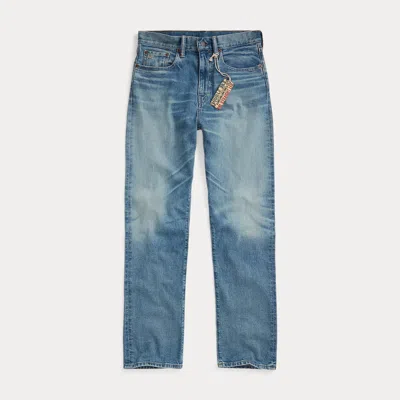 Ralph Lauren Straight Leg Fit Aubrie Jean In Aubrie Wash In Blue