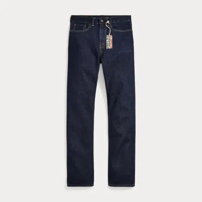 Ralph Lauren Straight Leg Fit Rinse Jean In Rinse In Blue