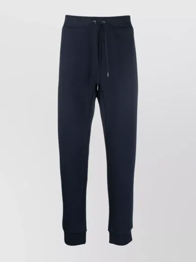 Ralph Lauren Straight Leg Jogger Pants With Ribbed Cuffs In Blue