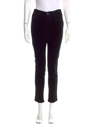 Pre-owned Ralph Lauren Straight Leg Pants In Black