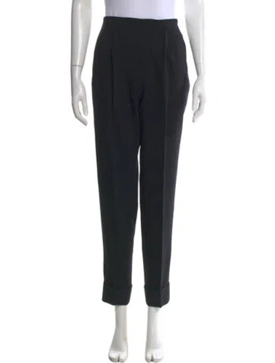 Pre-owned Ralph Lauren Straight Leg Pants In Black