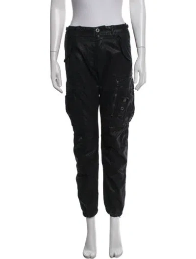 Pre-owned Ralph Lauren Straight Leg Pants In Black/blue