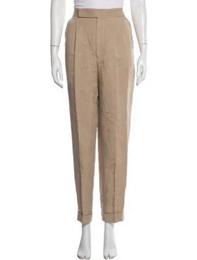 Pre-owned Ralph Lauren Straight Leg Pants In Neutral