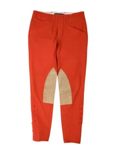 Pre-owned Ralph Lauren Straight Leg Pants In Orange