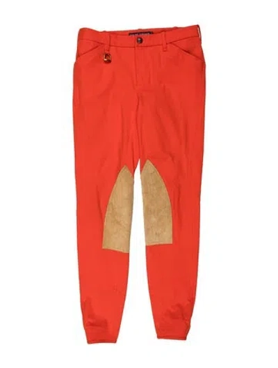 Pre-owned Ralph Lauren Straight Leg Pants In Orange