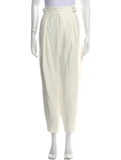 Pre-owned Ralph Lauren Straight Leg Pants In White