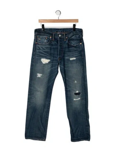 Pre-owned Ralph Lauren Straight-leg Jeans In Blue