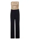 Ralph Lauren Strapless Jumpsuit In Multi