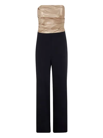 Ralph Lauren Strapless Jumpsuit In Multi