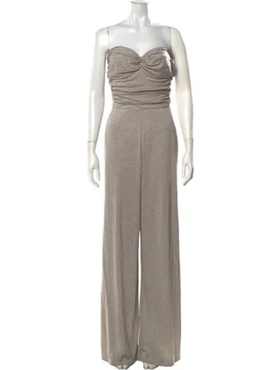 Pre-owned Ralph Lauren Strapless Jumpsuit In Neutral