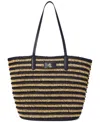 Ralph Lauren Straw Brie Tote Bag