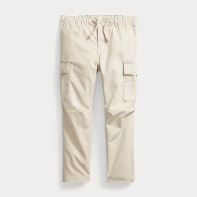 Ralph Lauren Kids' Stretch Chino Cargo Trouser In Neutral