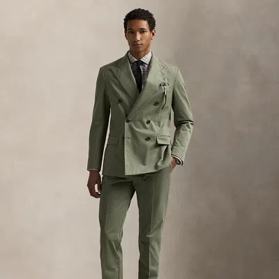 Ralph Lauren Stretch Chino Suit Trouser In Green