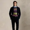 Ralph Lauren Stretch Corduroy Suit Trouser In Blue