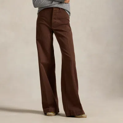 Ralph Lauren Stretch-cotton Beaton Pant In Brown