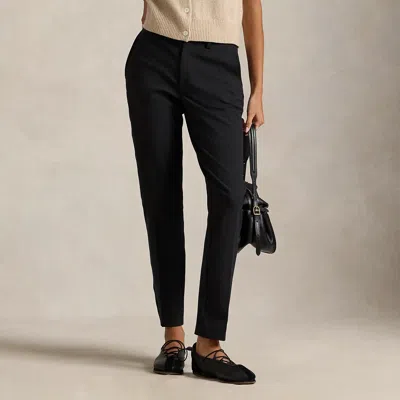 Ralph Lauren Stretch-cotton Blend Slim Pant In Blue