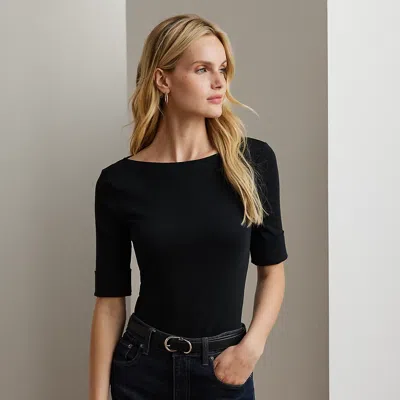 Ralph Lauren Stretch Cotton Boatneck Tee