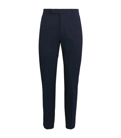 Ralph Lauren Stretch-cotton Eaton Chinos In Blue