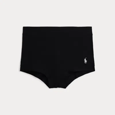 Ralph Lauren Stretch-cotton Short In Black