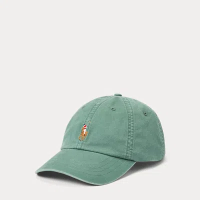 Polo Ralph Lauren Stretch-cotton Twill Ball Cap In Washed Forest