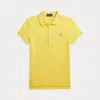 Ralph Lauren Kids' Stretch Mesh Polo Shirt In Yellow