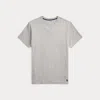 Ralph Lauren Stretch Organic Cotton Sleep Shirt In Andover Heather