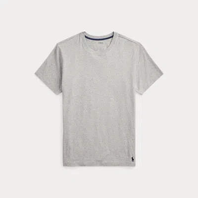 Ralph Lauren Stretch Organic Cotton Sleep Shirt In Andover Heather