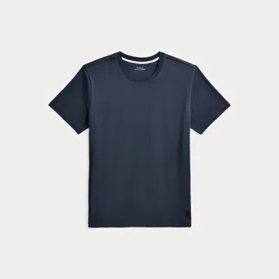 Ralph Lauren Stretch Organic Cotton Sleep Shirt In Boston Navy