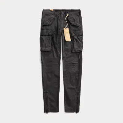 Ralph Lauren Stretch Skinny Cargo Pant In Black