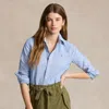 Polo Ralph Lauren Stretch Slim Fit Oxford Shirt In Baby Blue