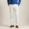 Polo Ralph Lauren Stretch Straight Fit Washed Chino Pant In Deckwash White