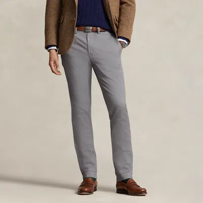 Polo Ralph Lauren Stretch Straight Fit Washed Chino Pant In Perfect Grey