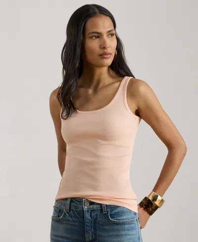 Ralph Lauren Stretch Tank Top In Pink