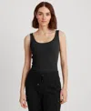 Ralph Lauren Stretch Tank Top In Polo Black