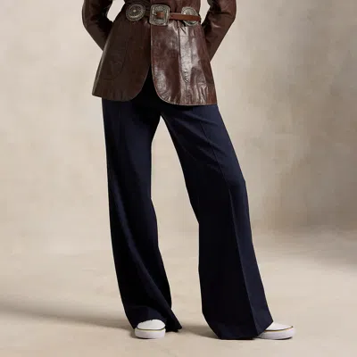 Ralph Lauren Stretch-wool Beaton Pant In Blue