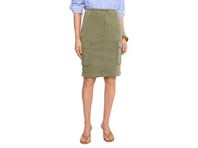 Ralph Lauren Stretchable Chino Cargo Pencil Skirt Women's Skirt Light Agave: 10 In Green