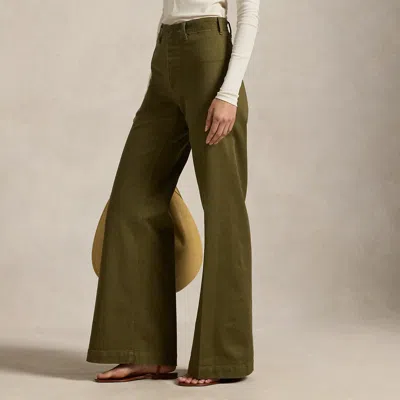 Polo Ralph Lauren Stretch-cotton Beaton Pant In Olive In Green