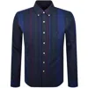 Ralph Lauren Stripe Long Sleeve Shirt Blue In Blue